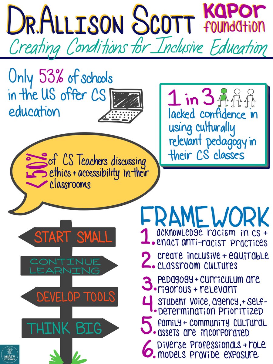 #Sketchnote of the fabulous #KCIcon keynote by @AllisonScottPhD . Thanks for hosting such a great event @krausecenter !