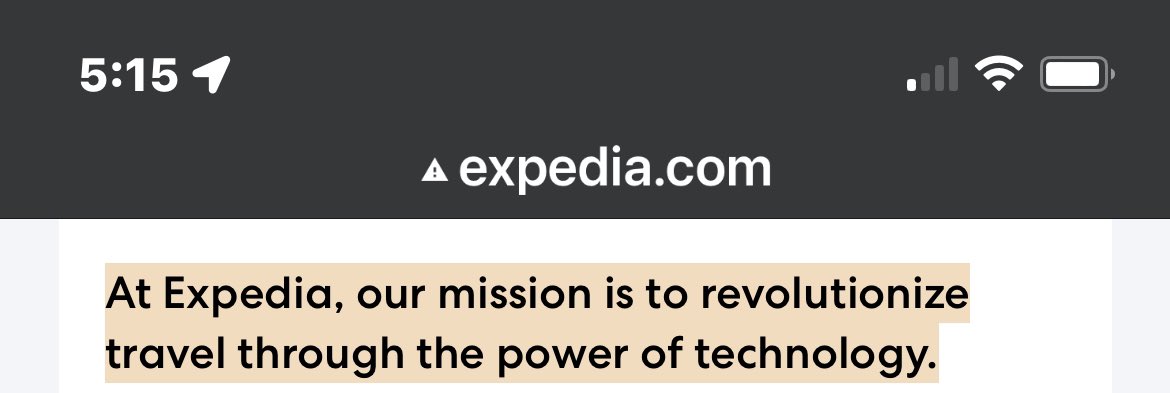 The question is <a href="/ExpediaHelp/">Expedia Help</a> — why does someone have to publicly announce how hard it is to get assistance for products and services already purchased before they are then helped?

Reactionary service and response isn’t the mark of a revolutionary company.