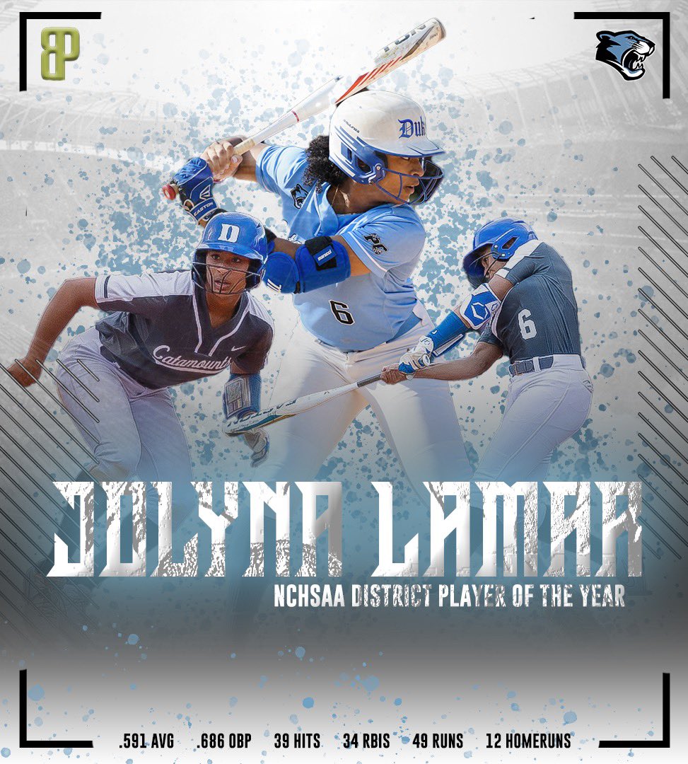 NCSCA District 🥎 POY @JolynaLamar - Continuing to make her mark! 🏆
