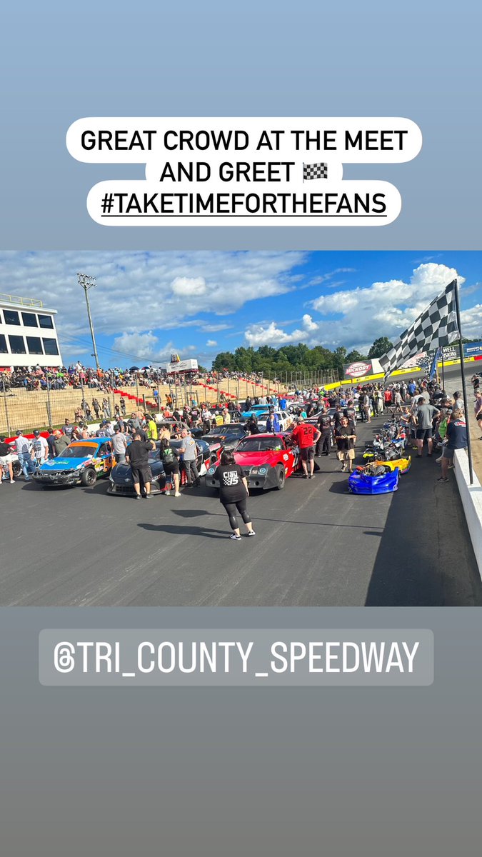 Meet and greet 

#tricountyspeedway
#meetandgreet
#shorttrackracing