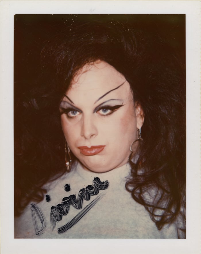 Polaroid of Divine taken by Andy Warhol