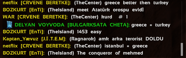 THERES GREEK VS TURK VS KURD WAR IN MY ARK SERVER AHDAJFDSHJHGFJNH
