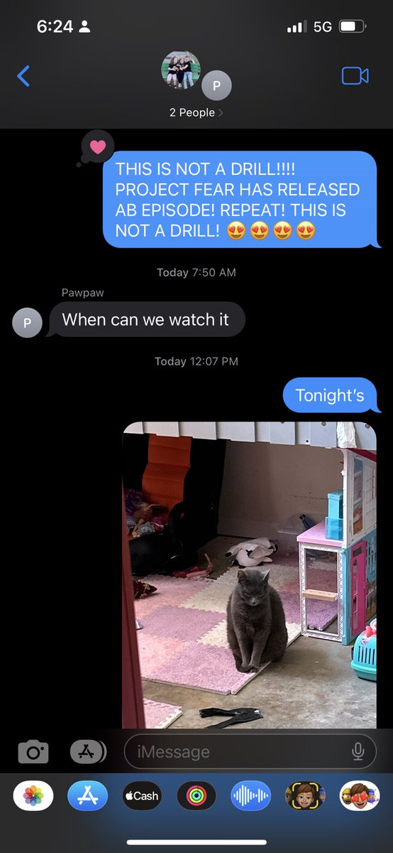 When you see  #ProjectFear finally have an episode released lol THIS IS NOT A DRILL! <a href="/ChelseaLaden/">Chelsea Laden</a> <a href="/Alex_Schroeder4/">Alex Schroeder</a> <a href="/Tanner_Wiseman/">Tanner Wiseman</a> <a href="/DakotaLaden/">Dakota Laden</a>