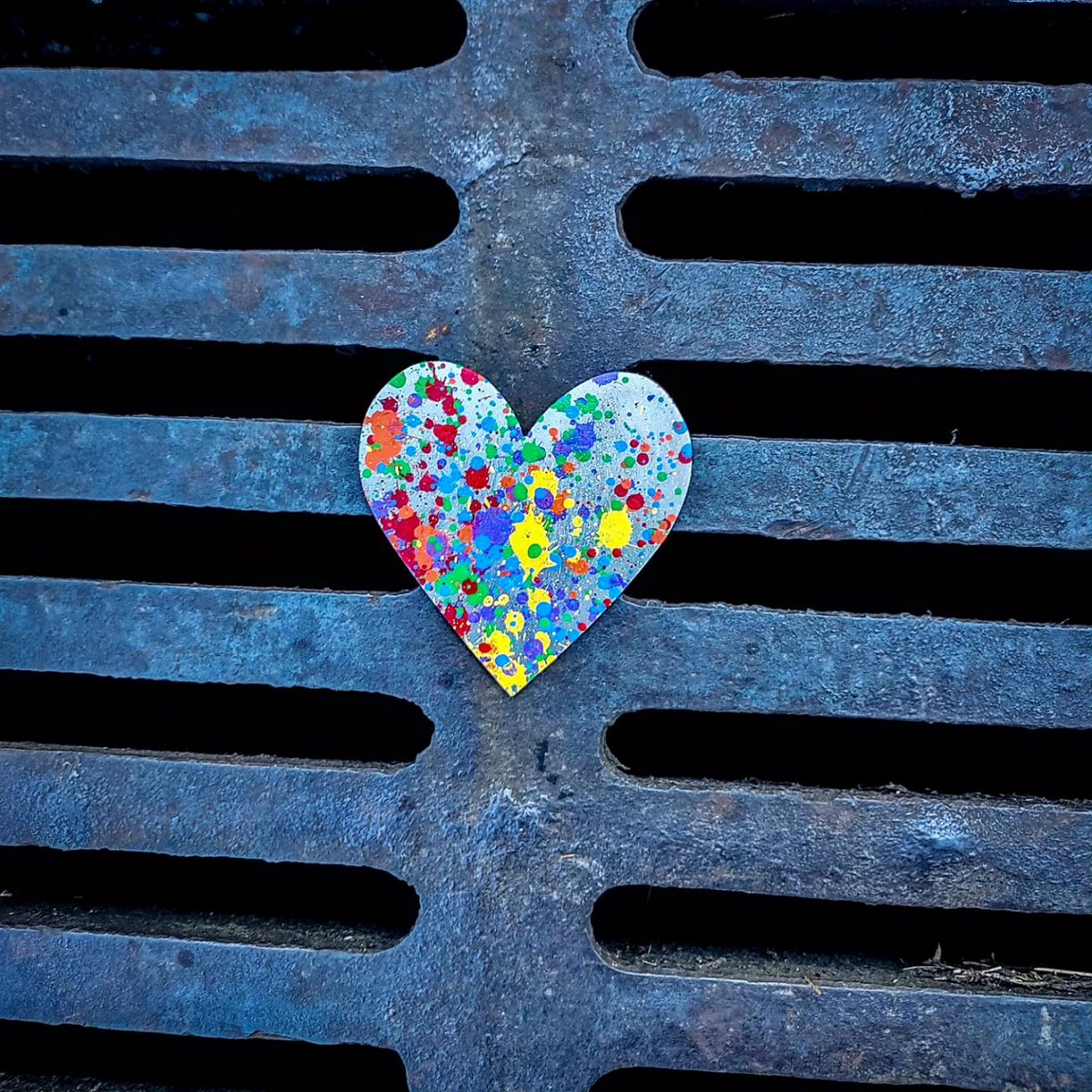 A drop.  Embrace differences not hate.  #love #unity #empathy #compassion #together #art #heart #streetphotography #vancouverwashington