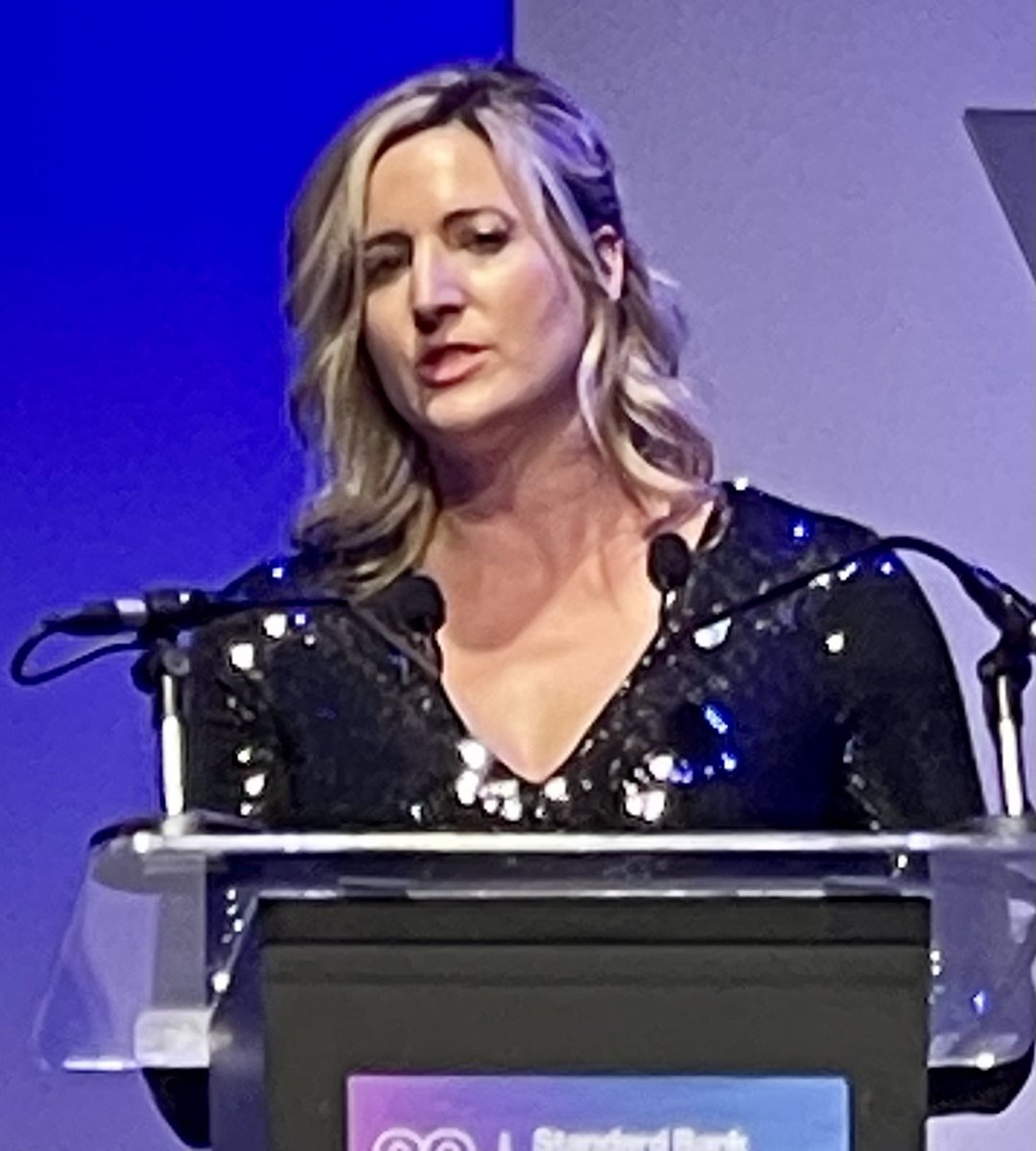 MaryPapayya's tweet photo. #SBSJA23 @SikuvileAwards2 Simone Cooper - Standard Bank Head of Business and Commercial Banking - pays tribute to free journalism and congratulates all the winners in this year’s awards. #JournalismMatters https://t.co/URIbnxQi7W