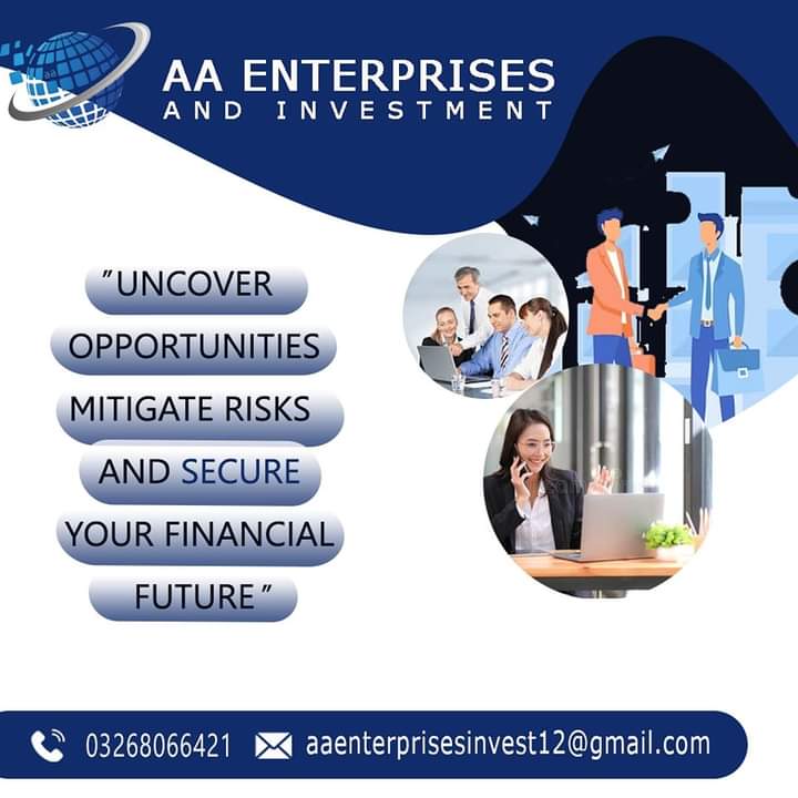 aaenterprises02's tweet image. Investing can be a powerful tool for wealth accumulation, financial security, and achieving long-term objectives. 

Contact now:
📩: aaenterprisesinvestments@gmail.com 
📞: +92 3002222241

#financialplanning #investors #moneymanagementtips #stocktrading #financing #MoneyMatter ✨