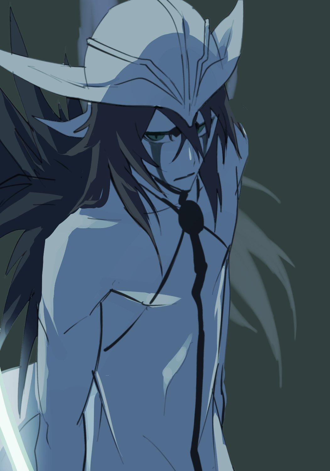 ulquiorra cifer (bleach) drawn by hishui_prpr