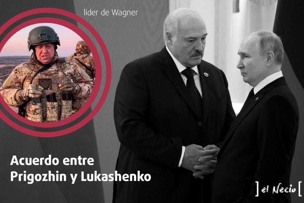 ElNecio_Cuba's tweet photo. FIN AL MORBO DE LA PROPAGANDA OCCIDENTAL❗️El líder de Wagner aceptó la propuesta de Lukashenko, presidente de Bielorrusia, de detener el movimiento del grupo en territorio ruso y regresa al combate.

Las negociaciones duraron todo el día y se llegaron a varios acuerdos, declarándose INADMISIBLE cualquier derramamiento de sangre en territorio ruso.

"Por el momento, está sobre la mesa una forma absolutamente favorable y aceptable de resolver la situación, con garantías de seguridad para los combatientes del grupo Wagner", reza el comunicado de la oficina de prensa.

Prigozhin también confirmó que había aceptado la propuesta y que volverá a sus posiciones de combate: "Damos la vuelta a nuestras columnas y volvemos a los campamentos de campaña de acuerdo con el plan.