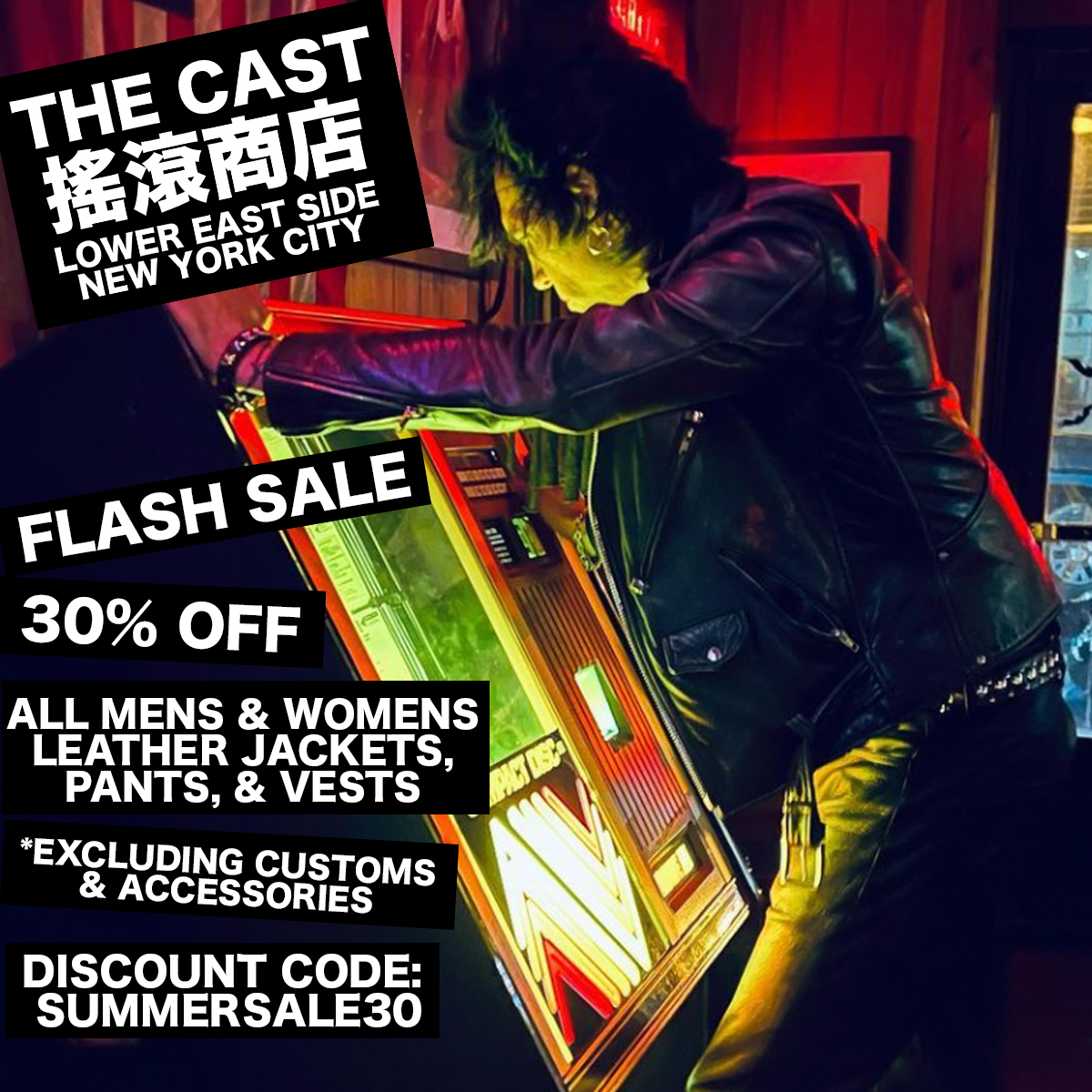 FLASH SALE 30% OFF LEATHER STARTS NOW!! - THECAST.COM