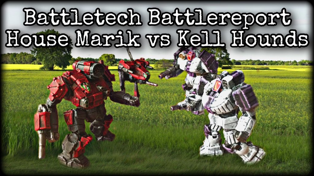 #crimsonmoon #battlereport #housemarik vs #kellhounds #mercenaries #batrep #classicbattletech.   youtu.be/Xh0ojQ3kJmQ