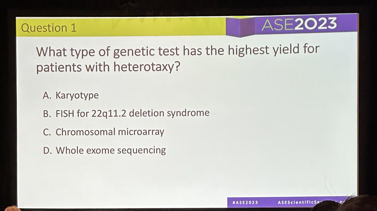 Gene sequencing for heterotaxy #ASE2023 @ASE360 #PCHD