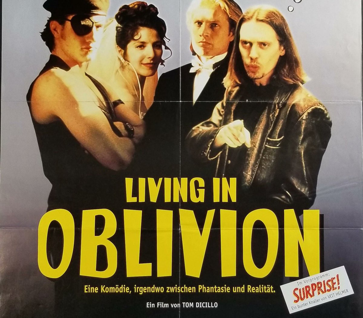 Stumbled across, and was drawn to, Living In Oblivion on the #mubi channel because of a large promo pic of Peter Dinklage. Amazing movie. Had me in tears of laughter. I wonder if this movie was in any way an influence for the Coen's 