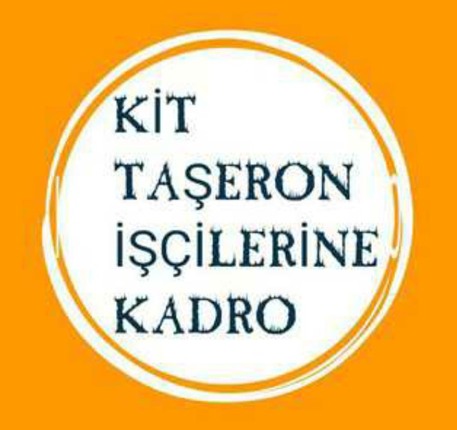 #TaseronKİTleriBekletmeyin
Yıllardır Kadro Alma umuduyla bekledik Şimdi de Dosyamız  Teknik Ekonomik ve Siyasi aşamaları tamam olduğu halde Yine BEKLİYORUZ...!!
90 BİN EMEKÇİ KİT TAŞERONLARI NEDEN BEKLETİYORSUNUZ..??