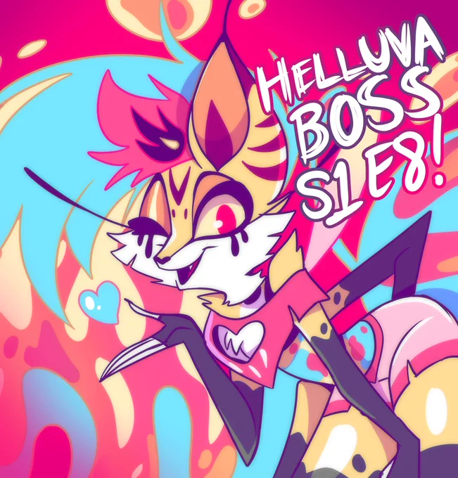 YAYYY We finally get to see Bee!! I absolutely love her design  #helluvaboss