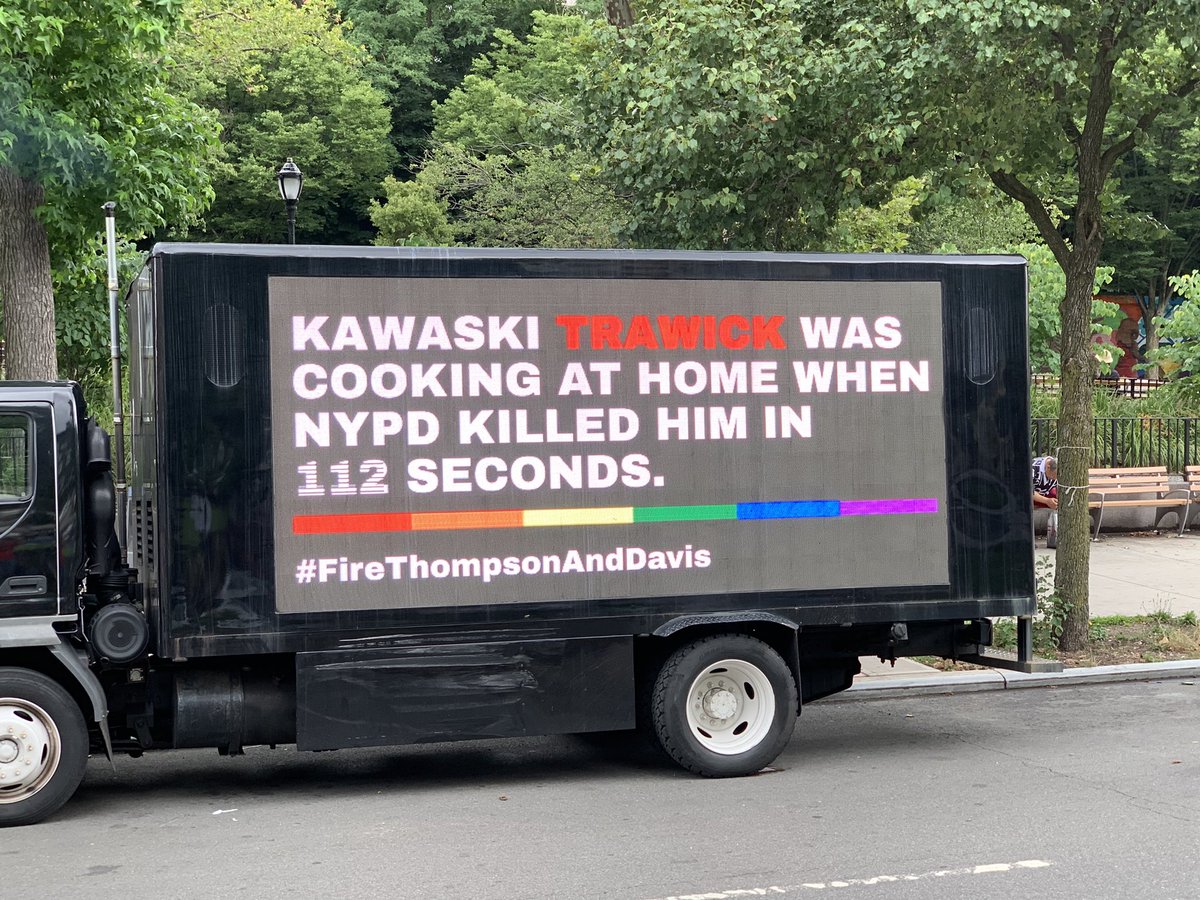 watchthecops's tweet photo. June Pride was one of Kawaski Trawick's favorite times. He used to dance &amp; celebrate with friends. #KawaskiTrawick should be at pride today!

4 years ago, NYPD Officers Brendan Thompson &amp; Herbert Davis killed Kawaski in 112 seconds.

Tell @NYCMayor to #FireThompsonAndDavis https://t.co/sN17mBHvf4
