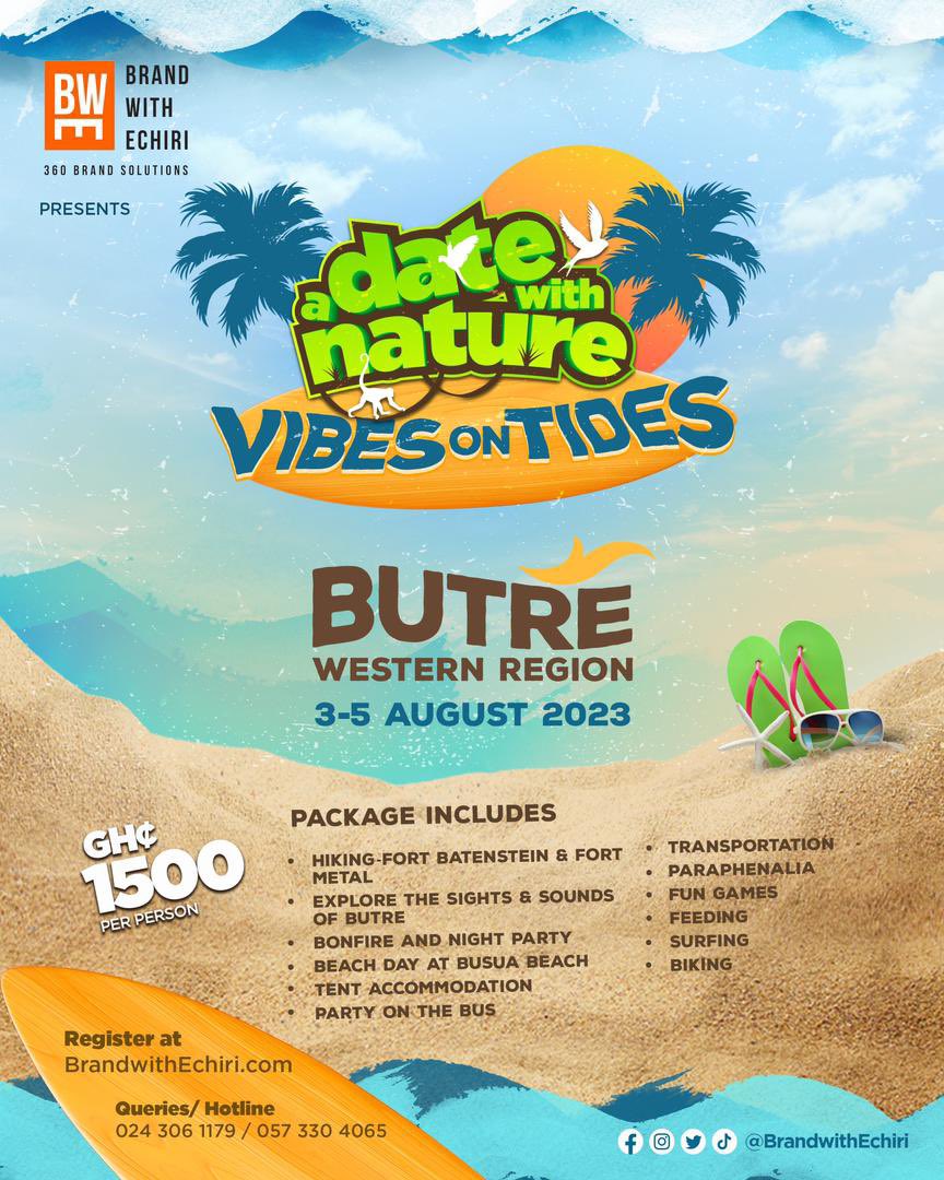 NeoAustin1's tweet photo. "Ready to escape the city and explore something new? Come join us for a 3-day getaway filled with fun activities and breathtaking scenery! " #BWE #Butre #VibeOnTides
@BrandwithEchiri
Click the link to register
https://t.co/M0g2butbSA https://t.co/oW2IPsHm08