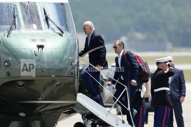 As #Russia fiasco seems to end, Joe and hunter Biden heads to Camp David for Weekend getaway.