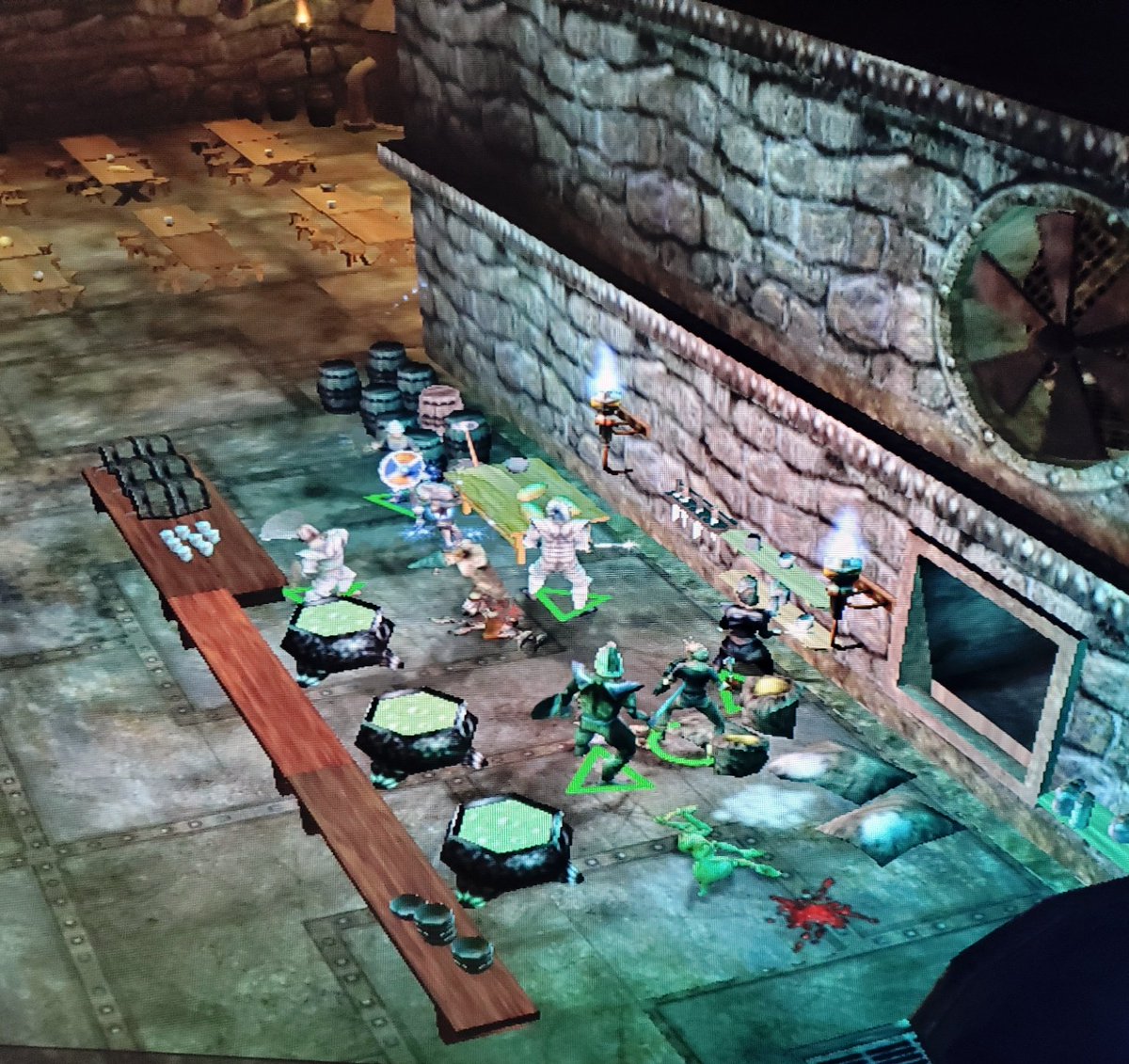 KandiMeep's tweet photo. I think I was 11 or maybe a wee younger when I first played Dungeon Siege. I am JUST NOW realizing I am storming through these poor mfers home. This is a cafeteria. I murdered them all while they were servin lunch..
WHO'S THE REAL EVIL HERE. AM I THE BADDIE??
#RIPGoblins πβ https://t.co/9Dd5uOHMr1