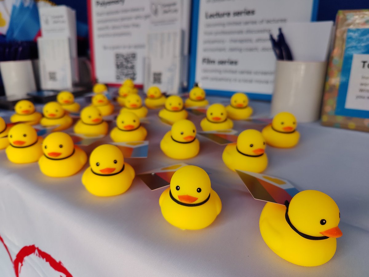Our duck army is back and ready for another #Pride event.
@seapridefest #capitolhill #seattle #polyamory #polyamfam #ethicalnonmonogamy