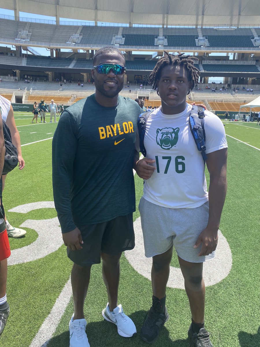 I had a great time @BUFootball thank you for all the coaching