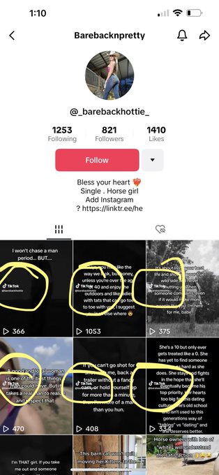 PSA…Fake TikTok accounts GENERALLY have the original and REAL account name watermarked. Try messaging