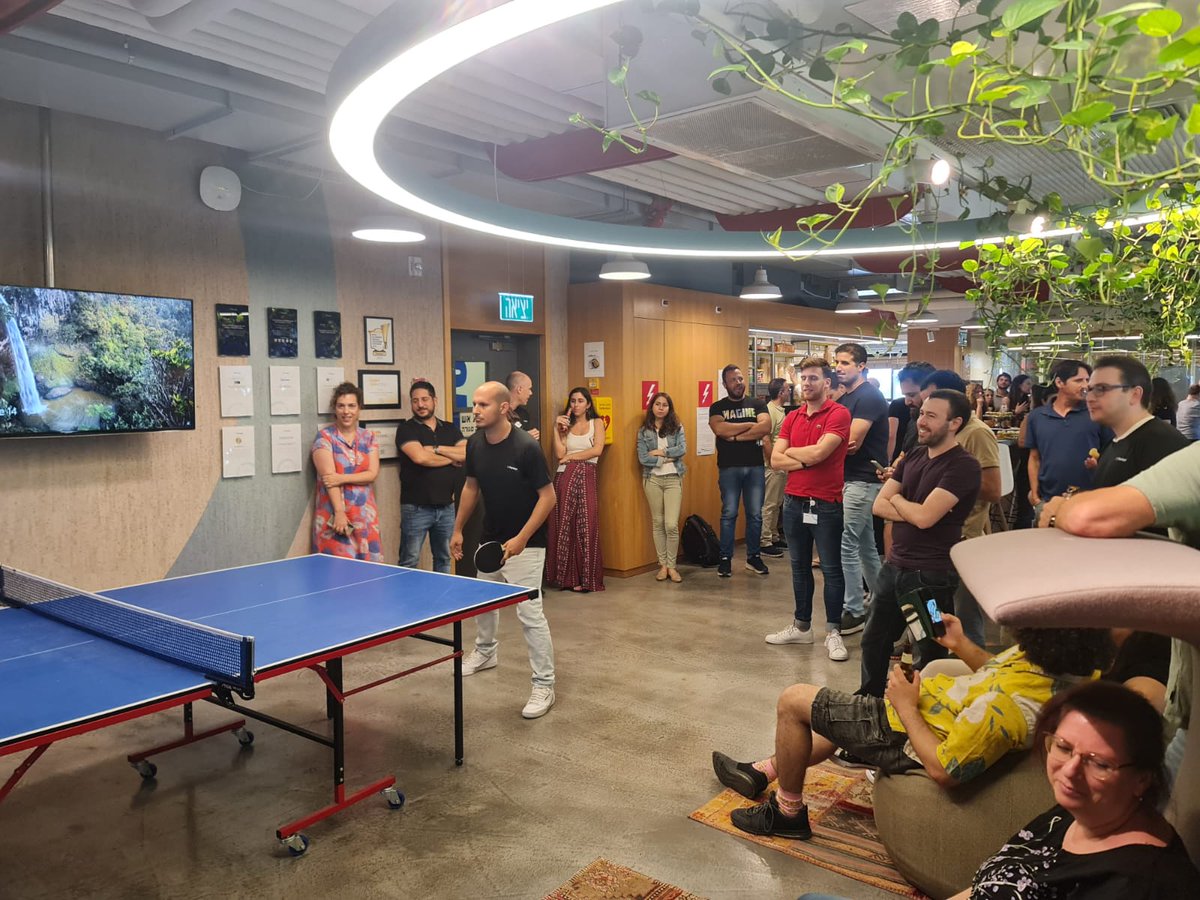 👏 Let's give @panaya's Ping Pong Tournament champions a big round of applause for their exceptional ping pong skills and sportsmanship! 🏓🌟
🏆 Champion: Eran Grimberg
🥈 Runner-up: Harvey Binnes
🥉 Third place: Ben Cohen

#CompanyCulture