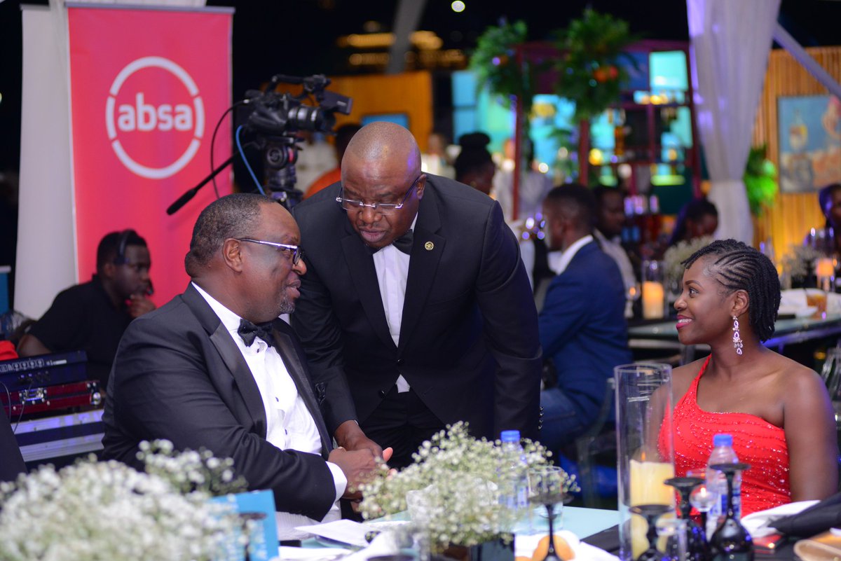 AbsaUganda's tweet photo. We are proud to be platinum sponsors of the special @Kigo7Lakes rotary charter ceremony happening now at @lvictoriaserena. The #Kigo7Lakes club is now an independent club fully chartered by @Rotary International.

We bring you some action from this glamourous event. https://t.co/6ofvwCNJpr