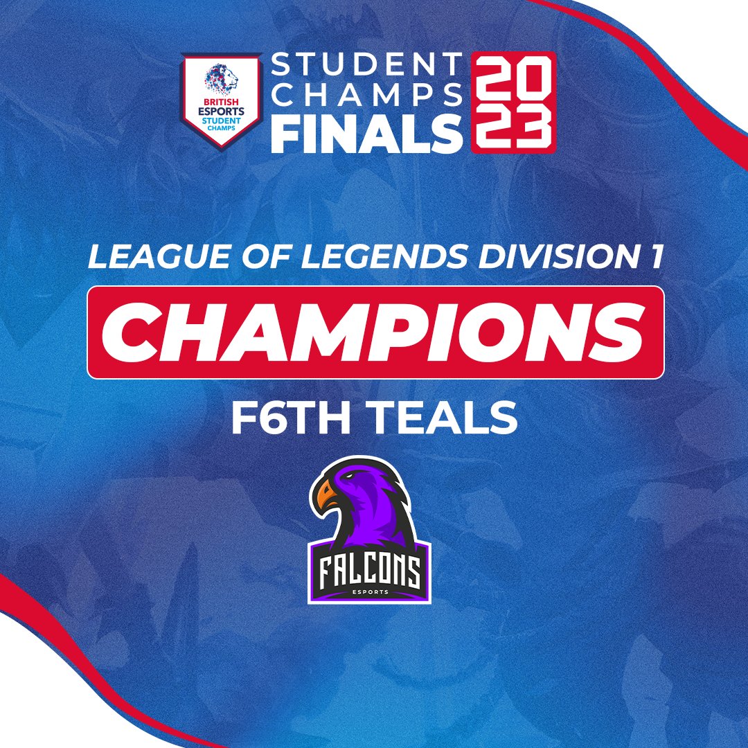 An absolutely unstoppable force. The 2023 League of Legends Division 1 champions are <a href="/F6th_Esports/">Farnborough Falcons</a>! 🏆

#StudentChampsFinals #LeagueOfLegends