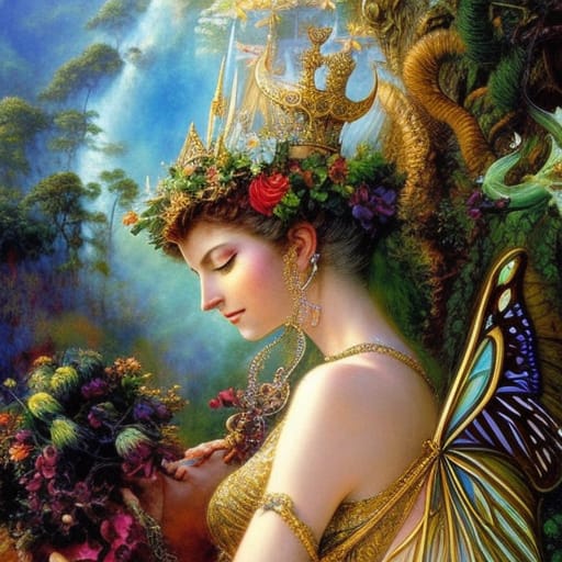 LexiMae95's tweet photo. Fairy Queen
@NightcafeStudio
#aiart
#aiartcommunity
https://t.co/8uRpprcPmQ https://t.co/XByUdXXrKg