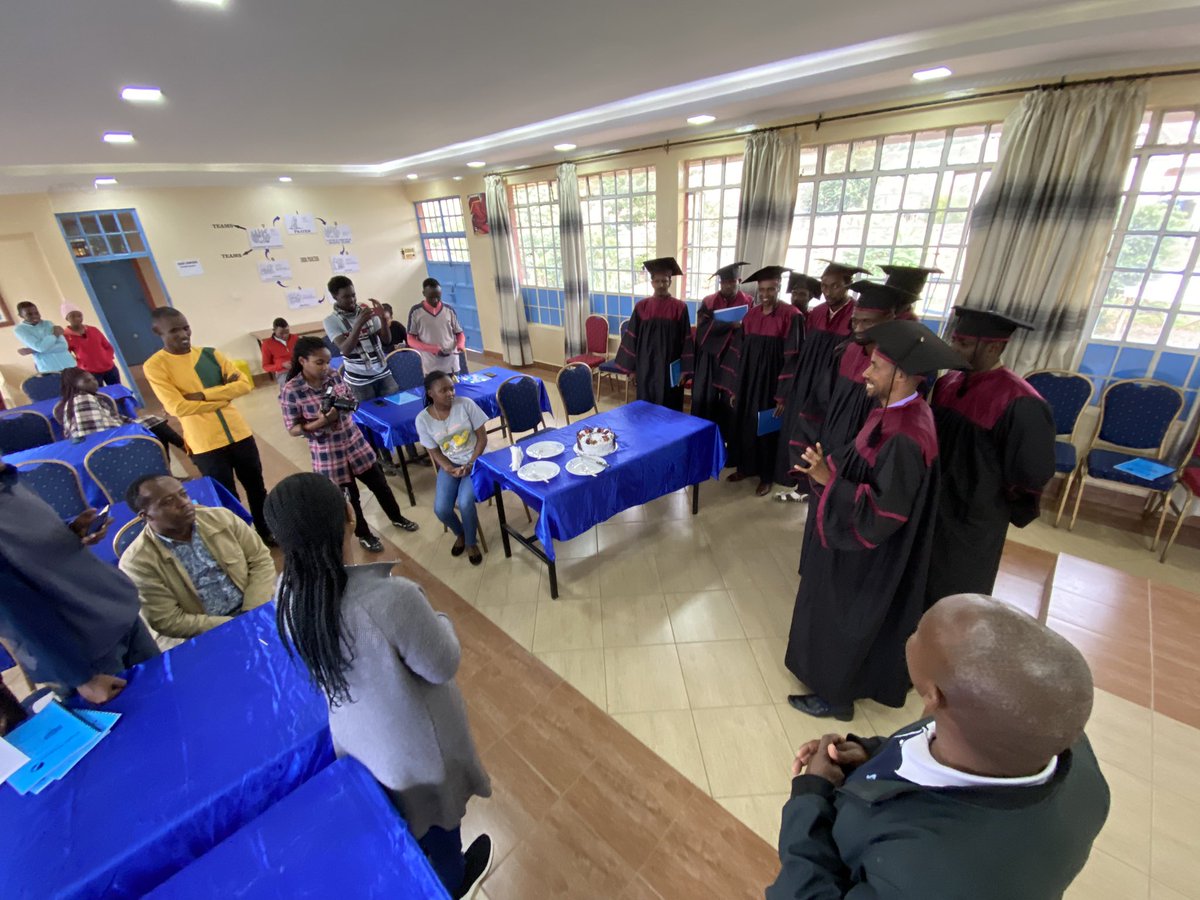 eagleprojects's tweet photo. On Friday we had a Frontline graduation for 8 students. They had a cake too. We are now headed to Ethiopia. https://t.co/NwCMFqpZ36