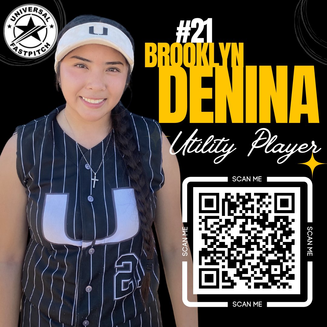 COACHES ….Brooklyn Denina , can play all infield positions, outfield , ans can pitch if needed . She has a great bat from the left side with some pop and hits for average . 4.2 GPA <a href="/CoachJexx_RMU/">Coach Jexx</a> <a href="/TopPreps/">SPORTS NEWS, VIDEOS, GRAPHICS, EXPOSURE & MORE</a> @UCR_CoachPalmer <a href="/Erin_Thorpe/">Erin Thorpe</a> <a href="/coachakcer/">Christine Akcer</a> <a href="/CoachRayNoelte/">Coach Ray Noelte</a>