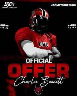 CharBennett74's tweet photo. After some great conversations with @CoachFisk I am very excited to announce that I have received an offer to play football at Central Washington University! @RylandSpencer @BrandonHuffman https://t.co/FYc1vhAVGD