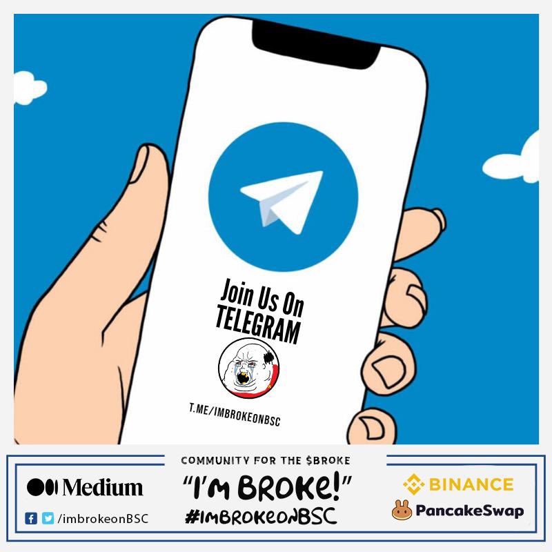 $BROKE is trending on BSC. Let’s get it! 💪🏼 everyone join us!