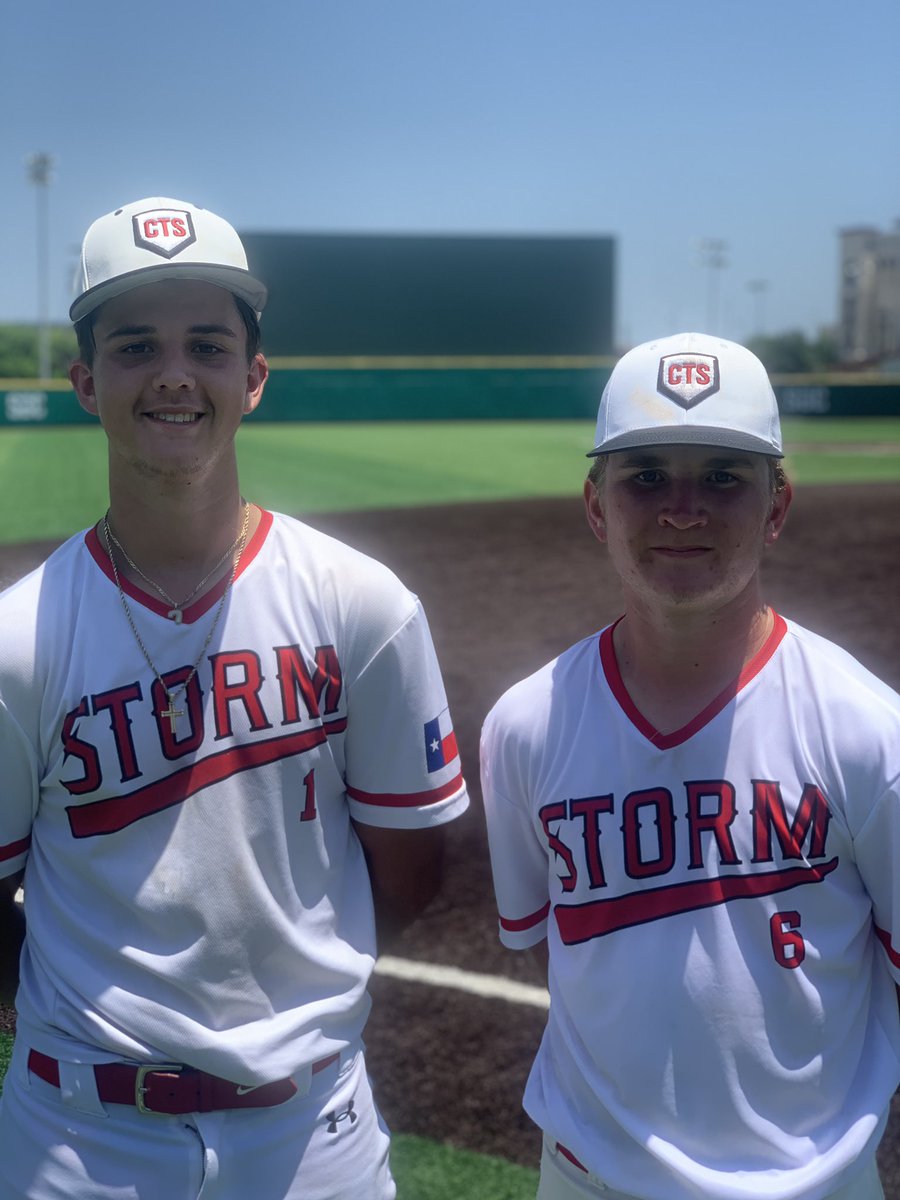 RBIbaseballTx's tweet photo. 🚨Players of the Game🚨

(L) Will Carbonara 
2-3; 1B, 2B, 1 R, 1 HBP

(R) Brycen Schramek 
5.0 IP; 5 K, 3 H, 2 ER, 1 BB

Final: CenTex Storm 18U 5-2 https://t.co/XGhWdb96oU