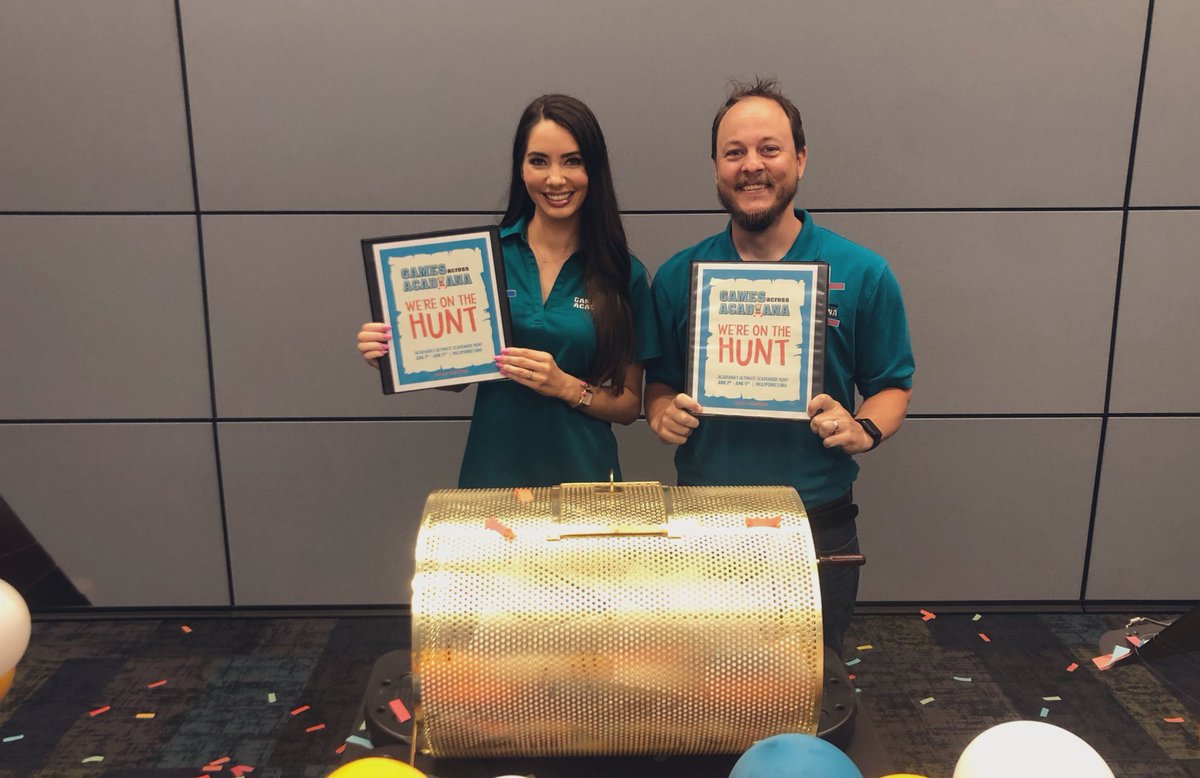 ScottMimic's tweet photo. Another record breaking year for Games Across Acadiana. Miles Perrett Cancer Services continues to make an indelible impact in Acadiana for all who are fighting cancer.

I was honored to emcee again this year with Miss Louisiana, KLFY TV 10 news anchor @SMastersKLFY. https://t.co/z4J060s9TW