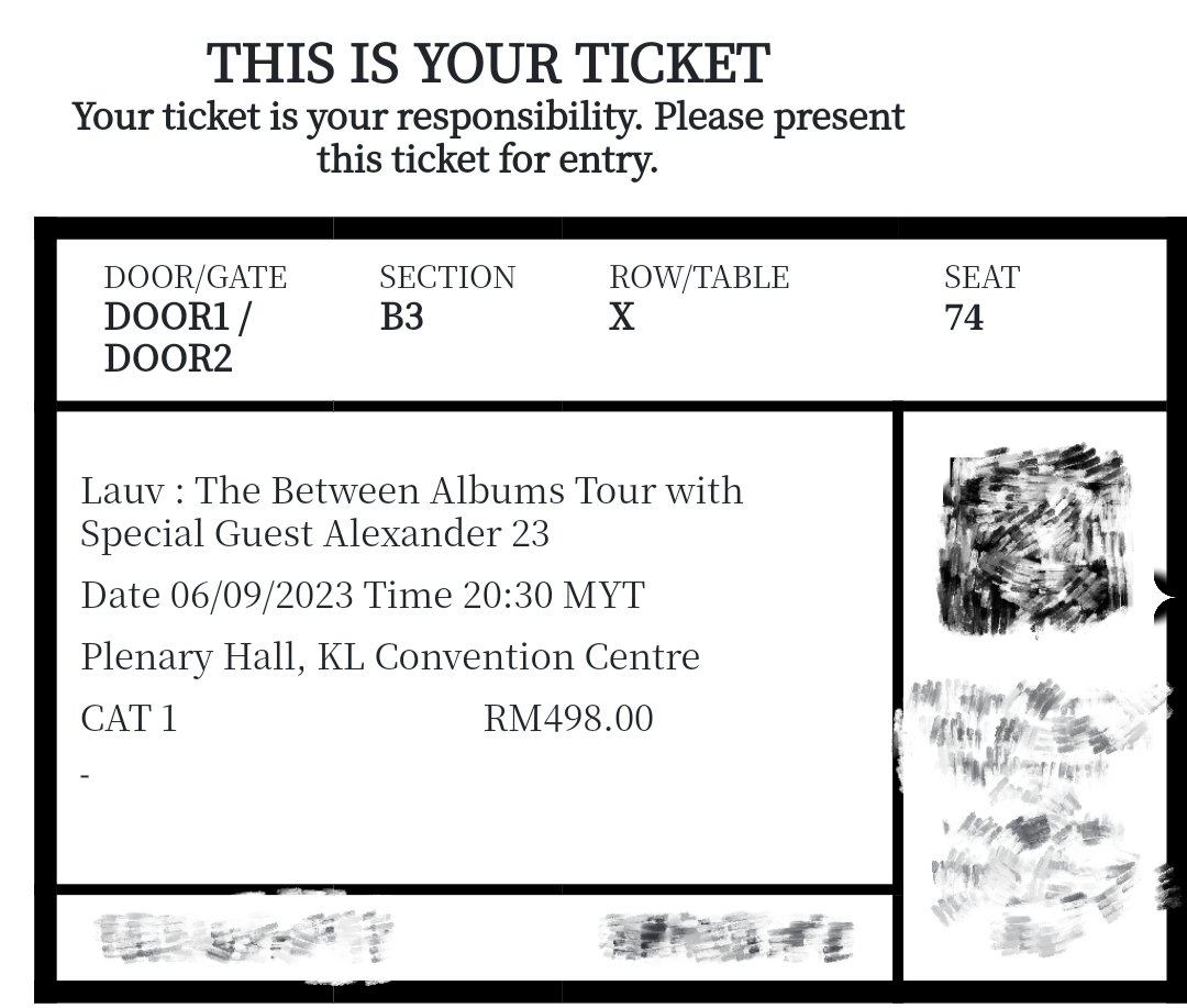 Two extra tickets here
For lauv concert in Malaysia
Pls do pm me if interested
Thank u 

#lauvinMalaysia #lauv #lauvconcert #concertMalaysia #concertticket