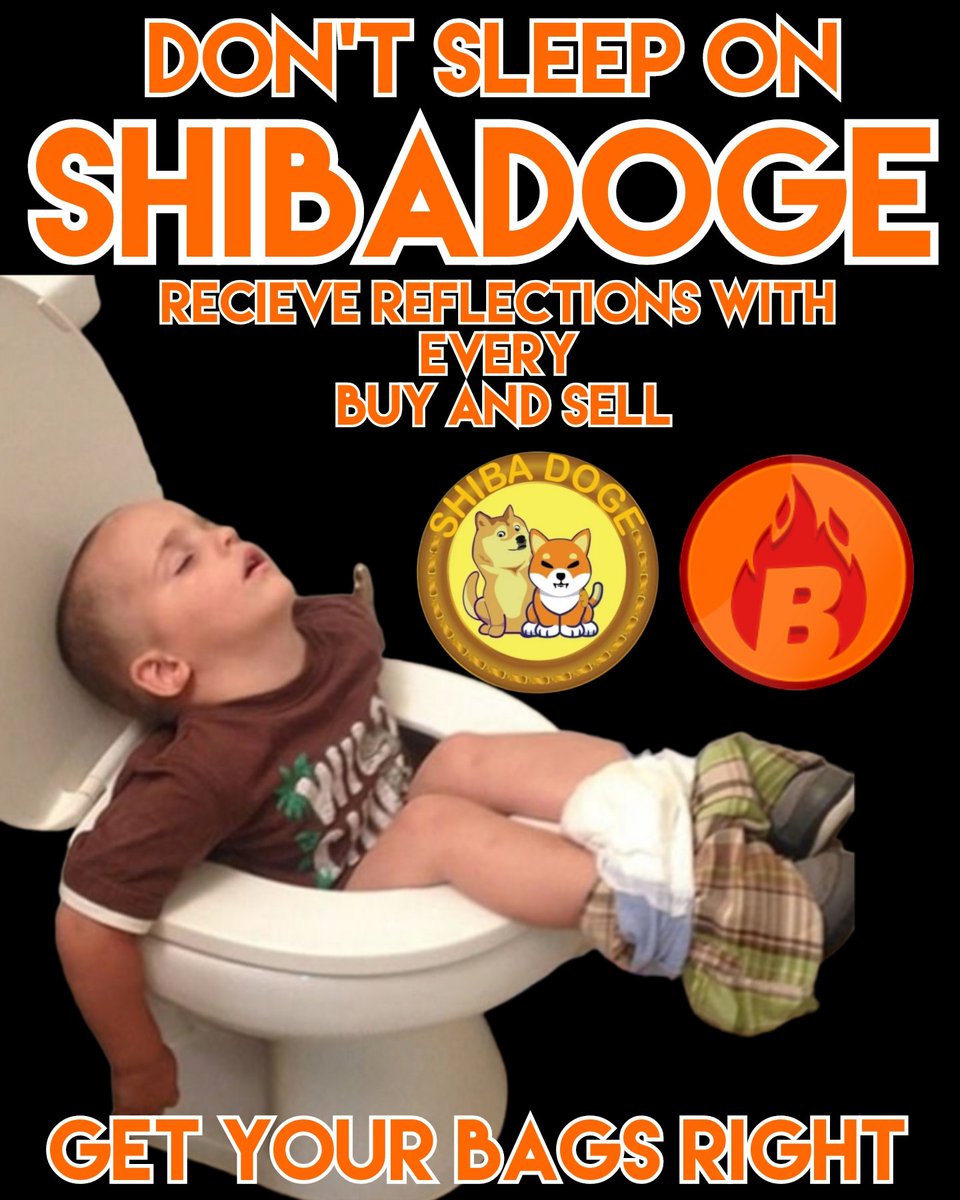 I'm trying to tell you. Don't Sleep on SHIBADOGE. Do your homework and check out the Reflections.