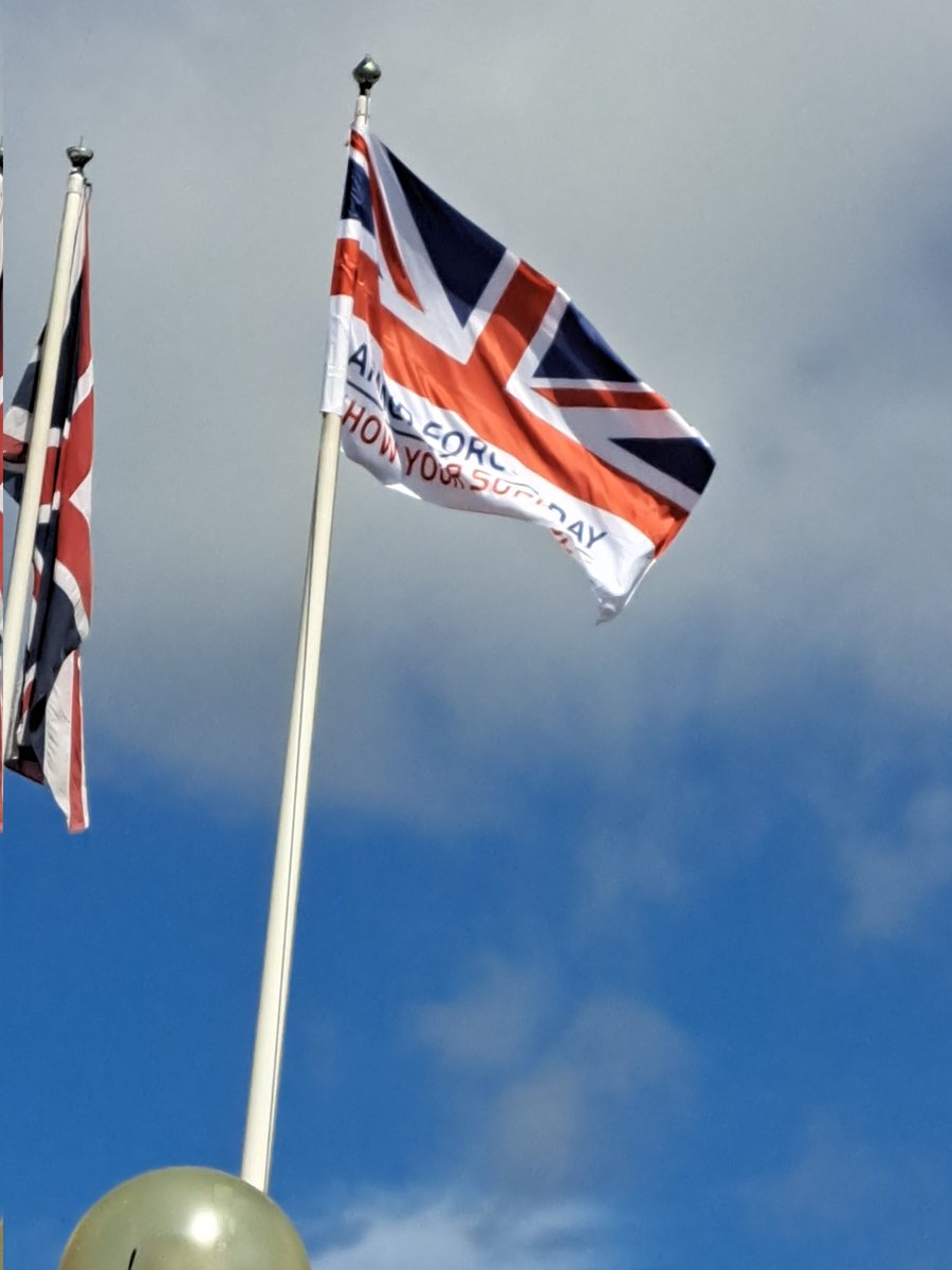 Proud to be at the Flag Raising ceremony at Gloucester docks today, Armed Forces Day.