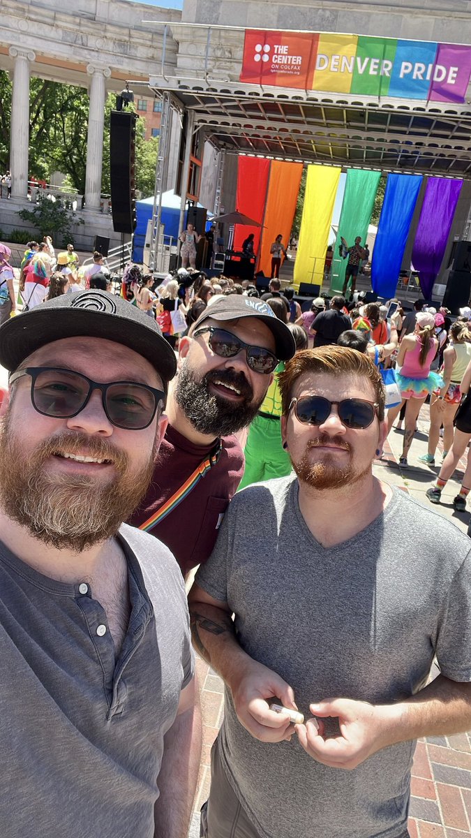 Hanging out at #DenverPride