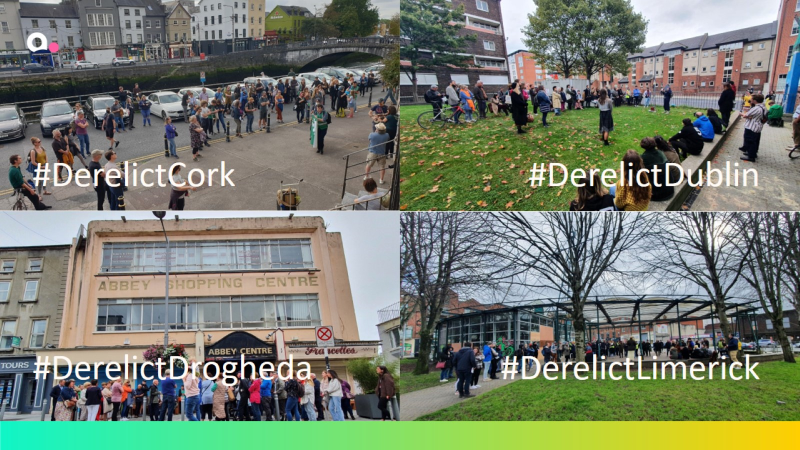 Including the #DerelictIreland walking festivals, many artists have also embraced the movement from producing music, poetry, model making, painting, performance art, exhibitions & more #VacantIreland #HousingCrisis #HeritageMatters 8/15