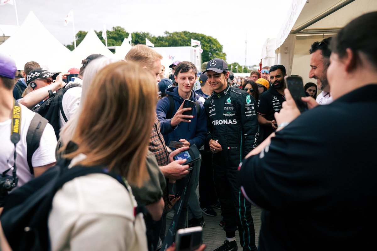 driven_perf's tweet photo. '@MercedesAMGF1 has joined the list of #F1 teams to be present at the Goodwood Festival of Speed slated for July 14-16 weekend. 📅

@EstebanGtz will drive the constructors’ title-winning, #W12. 🏎

Have fun Guti! 😎

#DrivenTeam https://t.co/OU53R6Qc8G