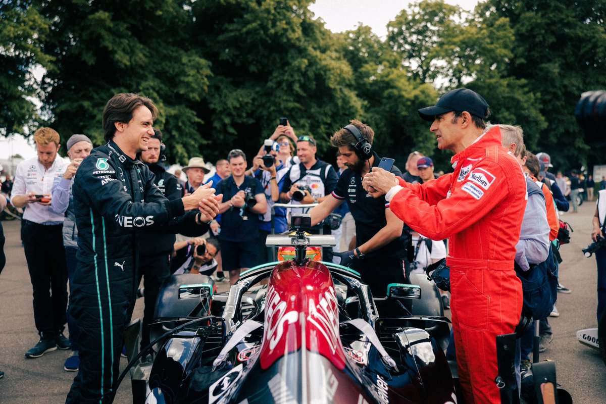 driven_perf's tweet photo. '@MercedesAMGF1 has joined the list of #F1 teams to be present at the Goodwood Festival of Speed slated for July 14-16 weekend. 📅

@EstebanGtz will drive the constructors’ title-winning, #W12. 🏎

Have fun Guti! 😎

#DrivenTeam https://t.co/OU53R6Qc8G