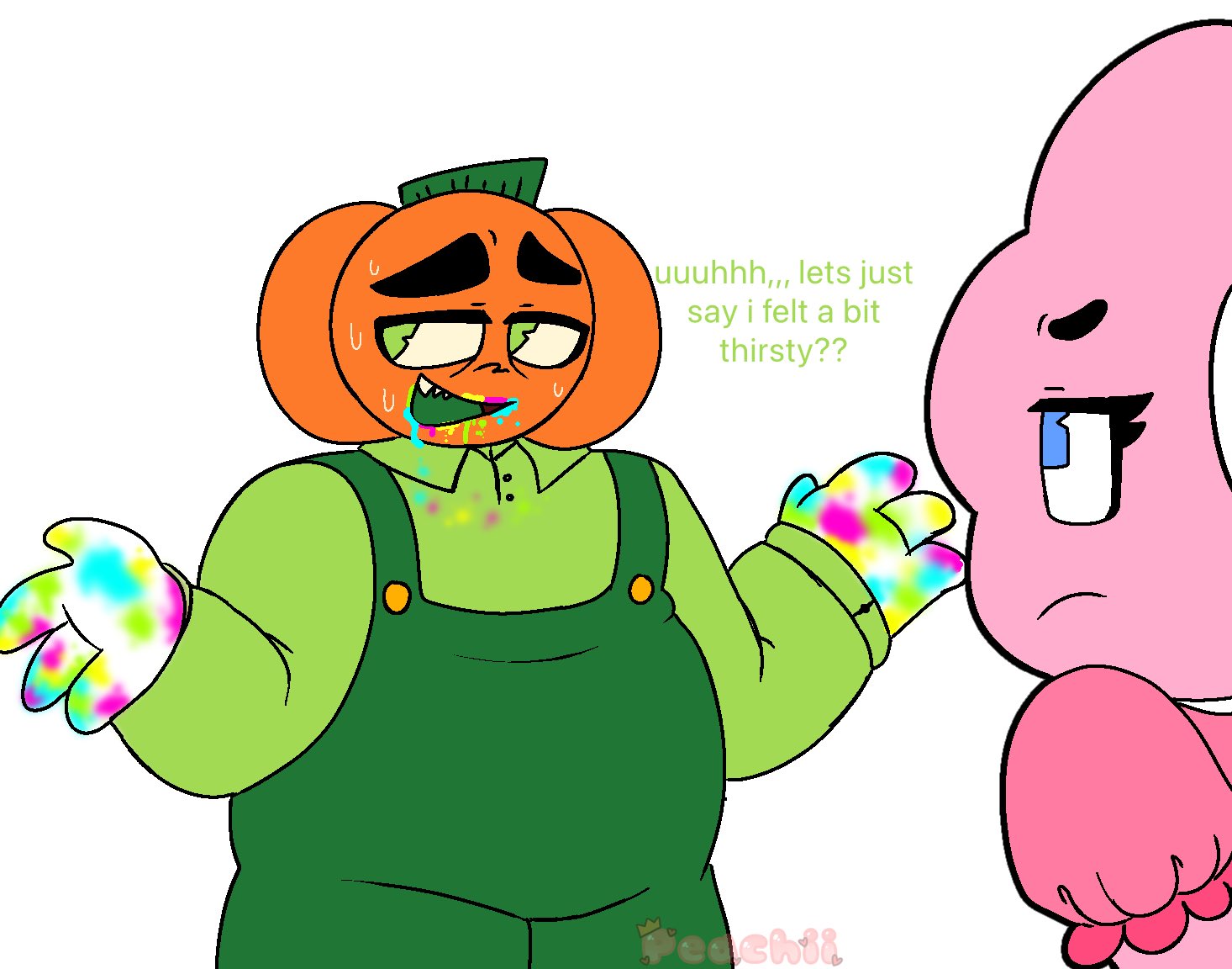 peachii 🎀 on X: 🌸 || digital illustration of the event . . aaf  andysapplefarm andysapplefarmoc doodle ocxcanon digitalart art  t.co3yHjpCAzxt  X