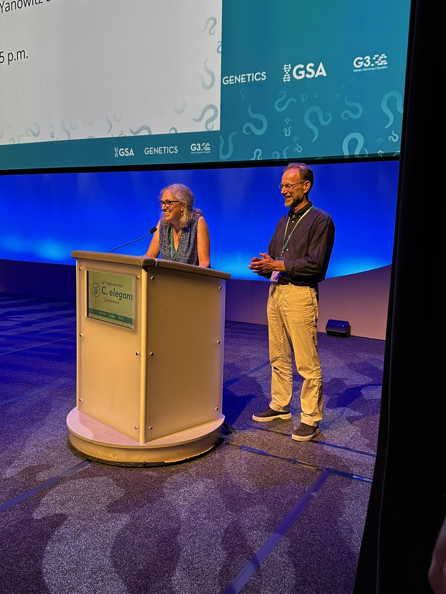Genetics Society of America (@geneticsgsa) on Twitter photo Aaaand #Worm23 has officially begun! Organizers <a href="/wormsense/">Prof. Miriam B. Goodman, PhD (she/her)</a> and <a href="/HeuvelLab/">Heuvel_Lab</a> welcomed over 1,700 attendees (in-person and virtual) to the opening plenary. Aaaand #Worm23 has officially begun! Organizers <a href="/wormsense/">Prof. Miriam B. Goodman, PhD (she/her)</a> and <a href="/HeuvelLab/">Heuvel_Lab</a> welcomed over 1,700 attendees (in-person and virtual) to the opening plenary.