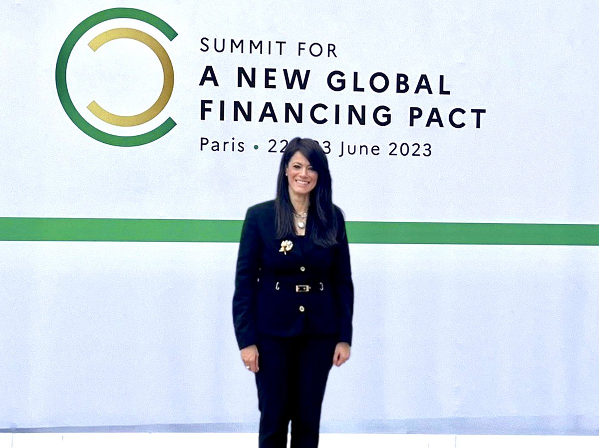 At the “Summit for a New Global Financing Pact” in #Paris, I participated in the high level roundtable on mobilizing private capital for #climate investments organized by @the_imf, @worldbank & @cop28uaeofficial & GFANZ; as well as the Climate Capital Mobilisation Accelerator, an…