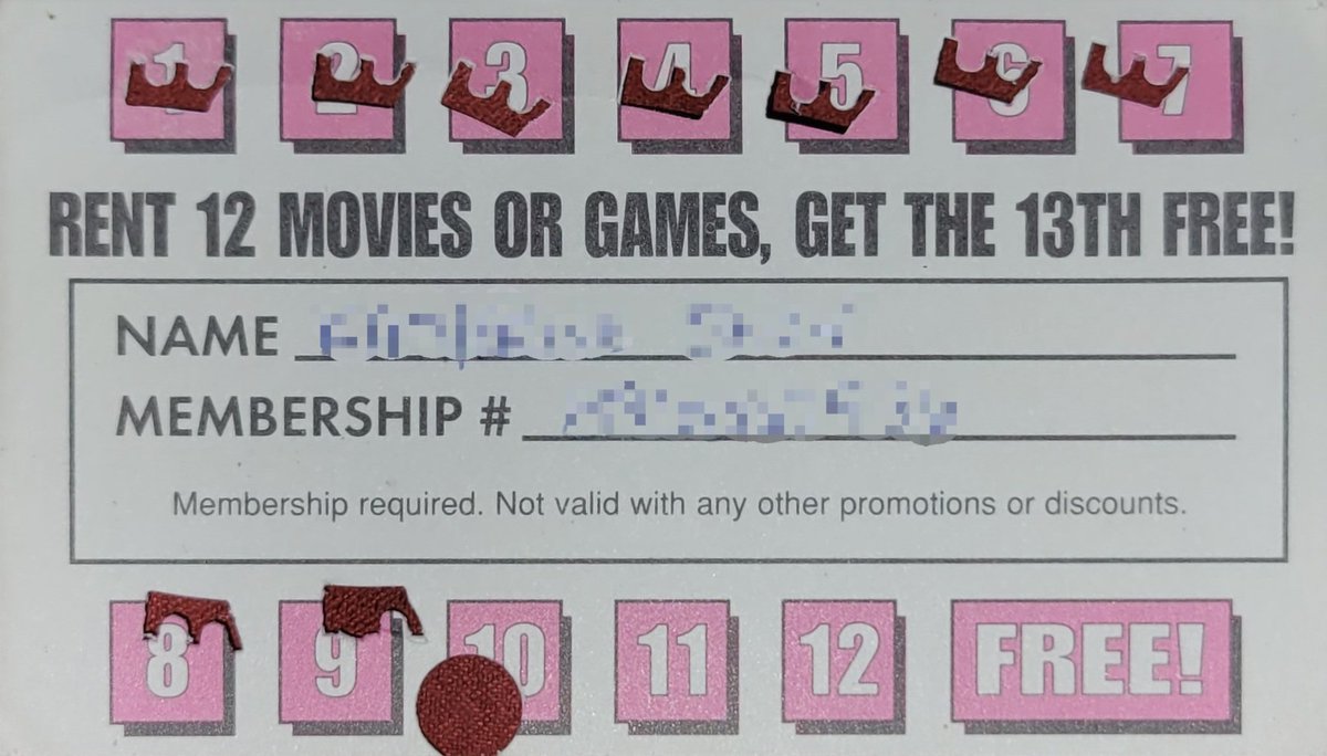 lumpy_speedbump's tweet photo. Only 2 punches left for my freebie!!! 
#MovieGallery #AlmostThere https://t.co/v0DkGFbBGY