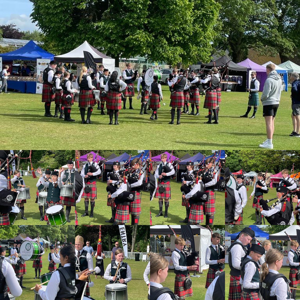 St Columba’s School Pipe Band, Kilmacolm tweet media