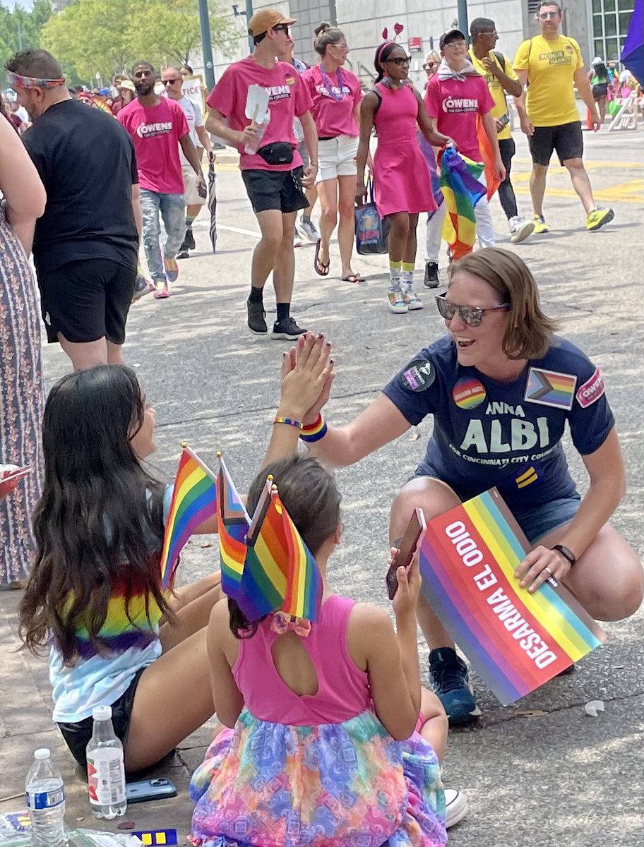 Anna_Albi's tweet image. Had an amazing time at Cincinnati #Pride! #LoveIsLove &amp;amp; we will continue to ensure everyone feels welcomed &amp;amp; accepted in the Queen City! ♥️🧡💛💚💙💜