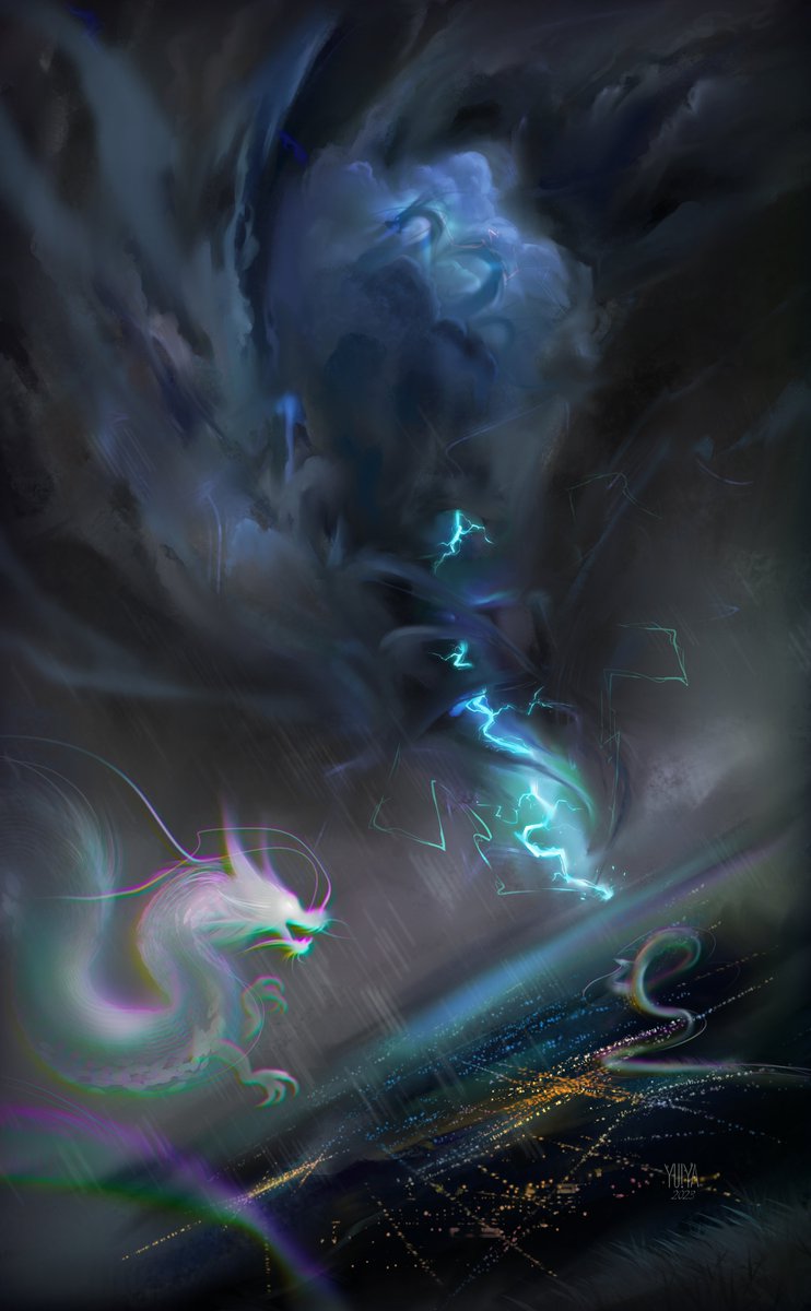 _YUl_IYA_'s tweet photo. Masters of elements
I hope you like them.
#digitalpainting #digitalartwork #Digital #dragons #thunderstorms #landscape #illustration #fantasy #creature #FairyTail #Legend https://t.co/iUf2EVW0sU