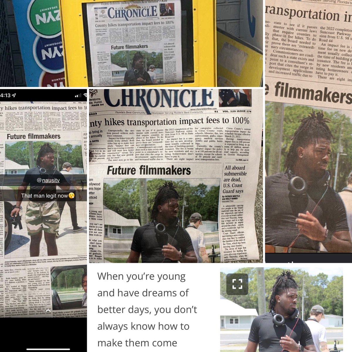 naus (@nausitv) on Twitter photo These past few days have been nothing but tremendous love ever since the <a href="/CitrusChronicle/">Citrus County Chronicle</a> released that article of me. I want to thank my family, close ones, and especially the amazing mentors in my life. I truly wouldn’t be in the position i am today without y’all! #naustv These past few days have been nothing but tremendous love ever since the <a href="/CitrusChronicle/">Citrus County Chronicle</a> released that article of me. I want to thank my family, close ones, and especially the amazing mentors in my life. I truly wouldn’t be in the position i am today without y’all! #naustv